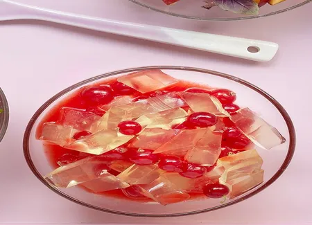Gelée au citron et groseilles