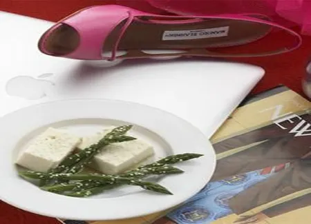 Gelée de tofu aux asperges