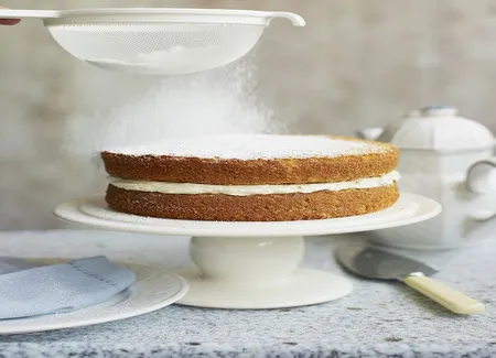 Génoise fourrée mascarpone citron thermomix