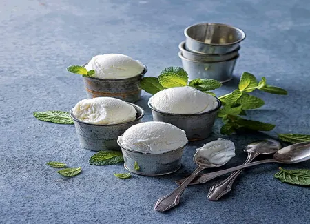 Glace à la menthe marocaine