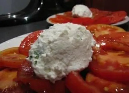 Glace au chèvre frais