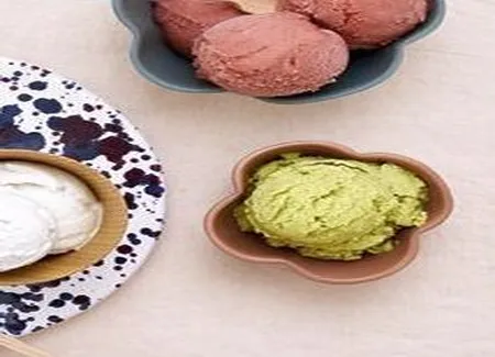 Glace avocat et miel