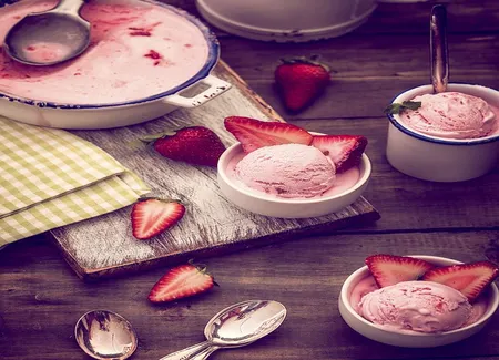 Glace fraise tagada thermomix
