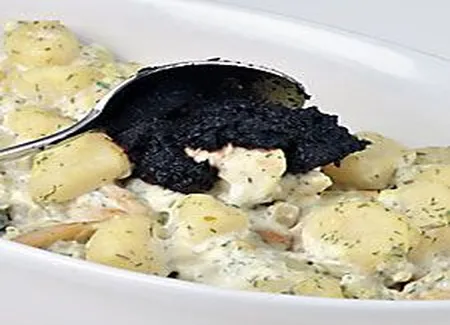 Gnocchis au poulet et fromage aux herbes