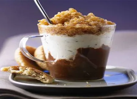 Granité café et chocolat chaud crémeux