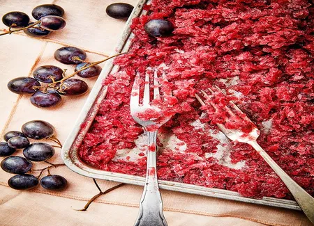 Granité de raisin muscat