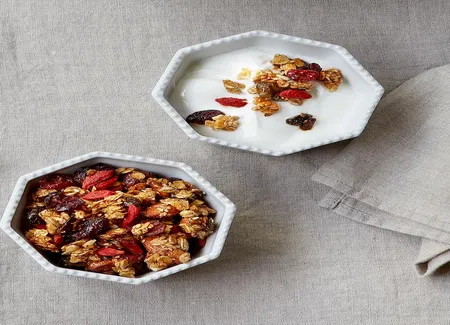 Granola à la compote de fruits