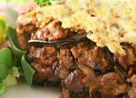 Gratin d'aubergines et de courgettes