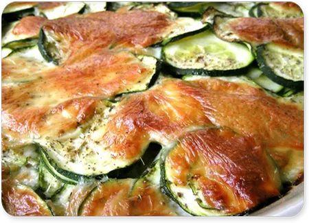Gratin de courgettes au chèvre