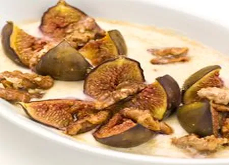 Gratin de figues aux noix