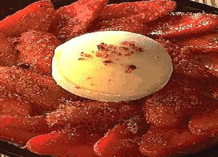 Gratin de fraises en chaud-froid