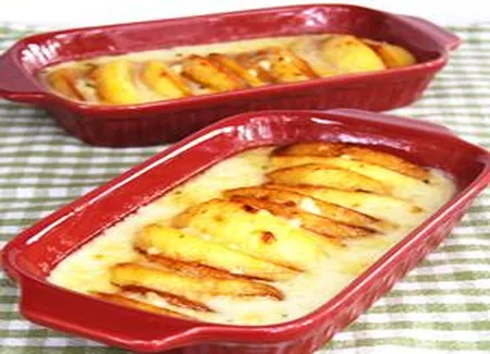 Gratin de fromage de brebis et de pommes