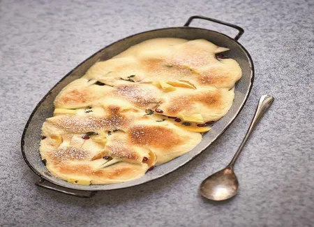 Gratin de fruits, beaumes-de-venise