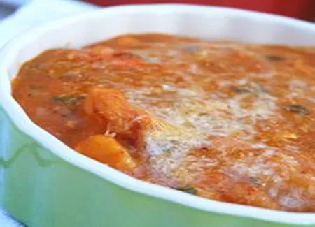 Gratin de homard au cognac