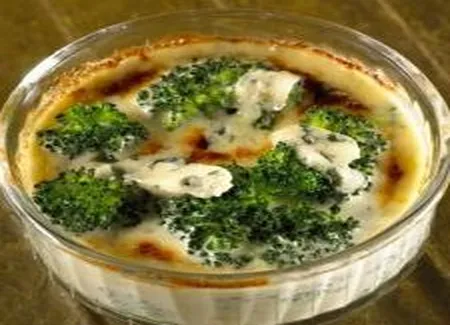 Gratin de jambon et brocoli