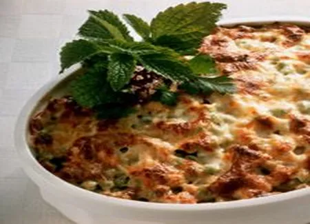 Gratin de légumes au camembert