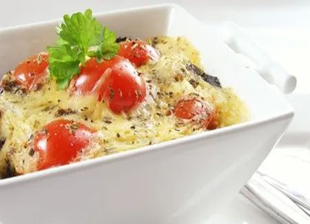 Gratin de légumes au fromage frais