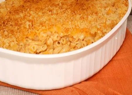 Gratin de pâtes sans gluten ni lait ni oeufs