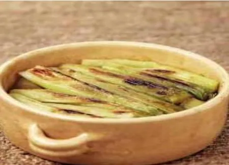 Gratin de poireaux caramélisés