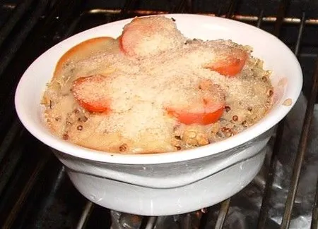Gratin de quinoa aux légumes