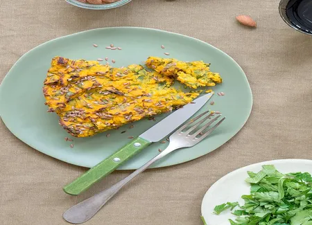 Gratin végétarien de potiron aux épinards