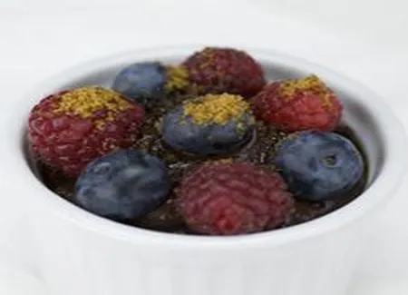 Gratins de chocolat aux petits fruits