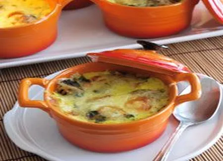 Gratins de morue aux champignons