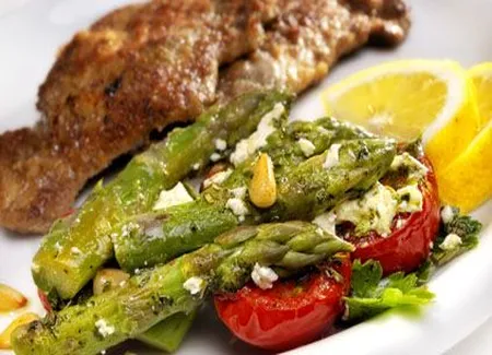 Grenadins de veau aux asperges