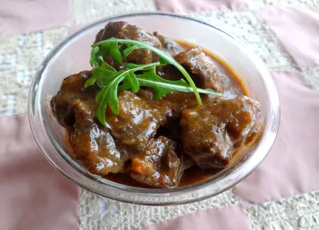 Joue de boeuf exotique