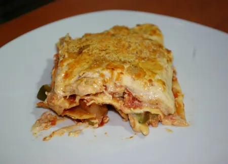 Lasagnes végétarienne aux courgettes.