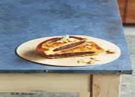 Le croque nutella-amandes-orange