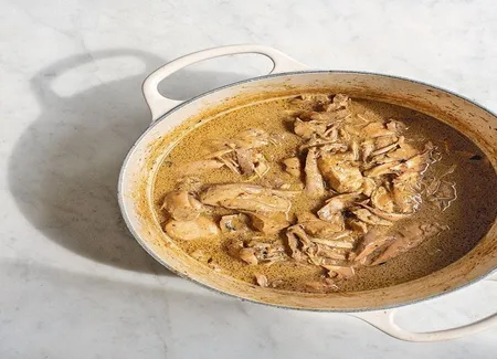 Le poulet à la crème de mémé cocard