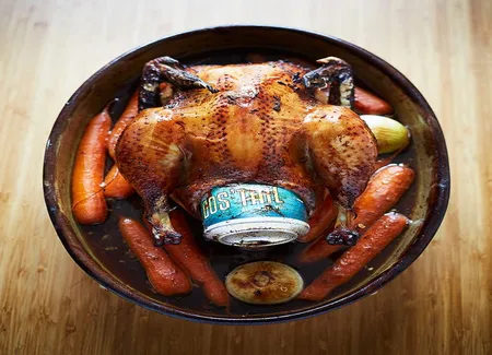 Le poulet cuit par le cul