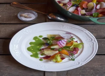 Légumes de printemps à la menthe