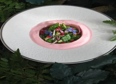 Légumes de printemps cuisinés à la marjolaine de christian lesquer