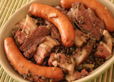 Lentilles à la bourguignonne