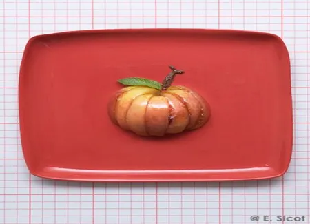 Les pommes au caramel