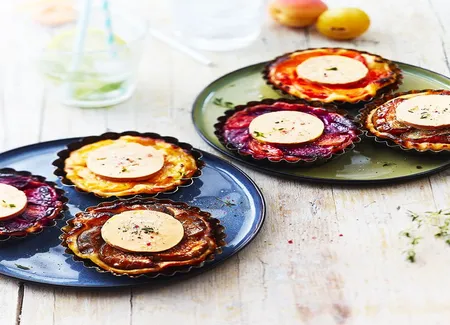 Les tartelettes tatin au foie gras