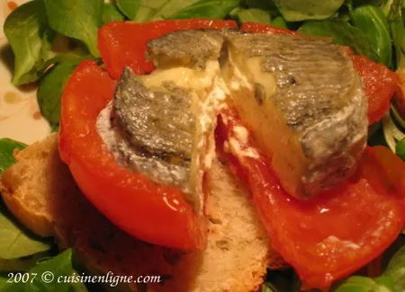 Les tomates grillées aux chèvres