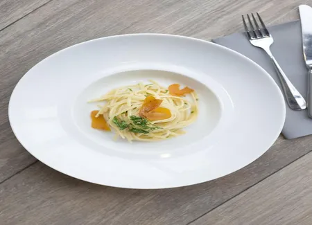 Linguine à la poutargue et persil
