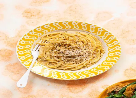 Linguine grana e pepe