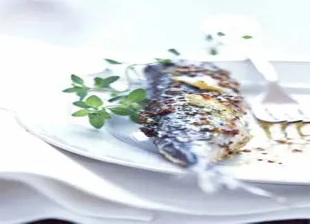 Lisettes aux graines de fenouil et moutarde