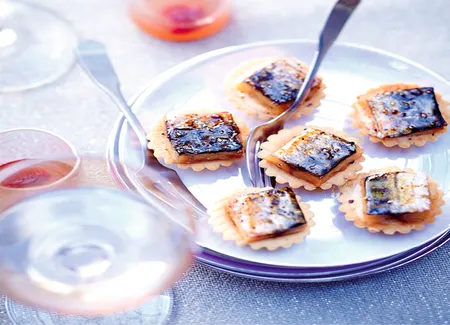Maquereau et tartelettes au parmesan