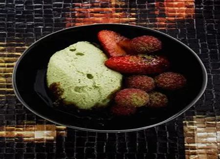 Mousse au thé matcha