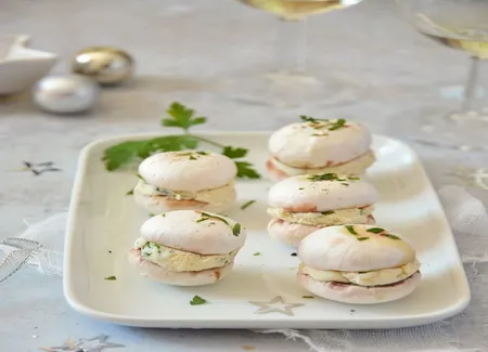 Macarons de champignons à l'okara