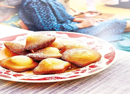 Madeleines à la fleur d'oranger