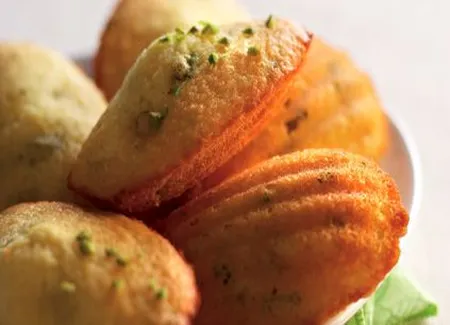 Madeleines à la pistache