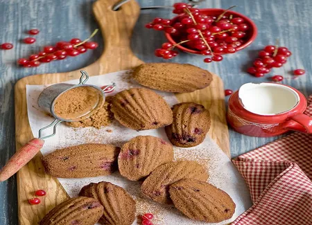 Madeleines au cacao thermomix