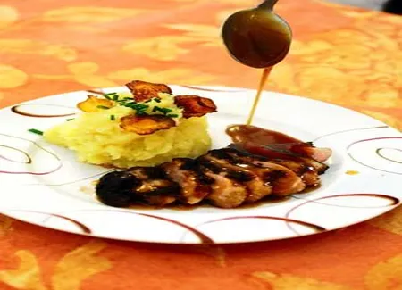 Magret de canard à la bière caramélisé