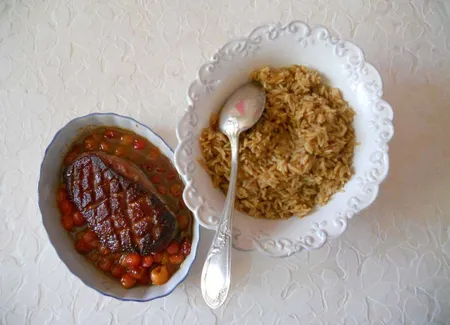 Magret de canard aux griottes